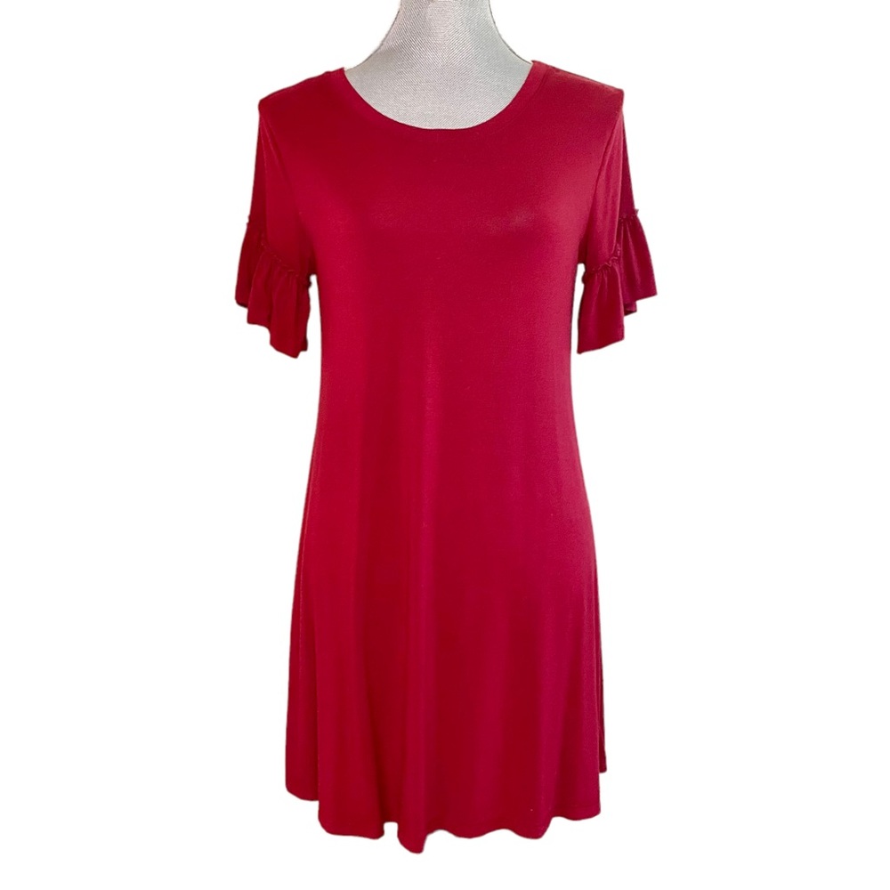 Mossimo Burgundy Shift Dress